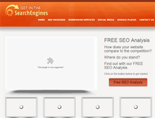 Tablet Screenshot of getinthesearchengines.com